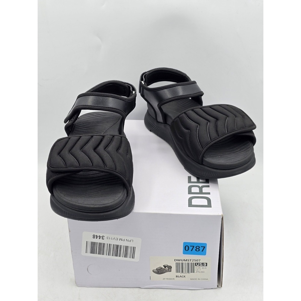 NIB Dream Pairs Women's Hiking Sandals W/Arch Support - Black‎ - Size 9